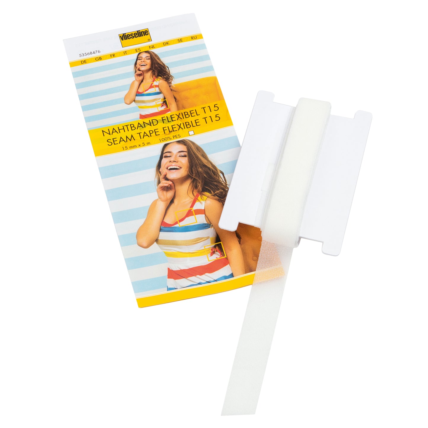 Seam Tape: Flexible: 5m x 15mm for Stretchy Fabrics