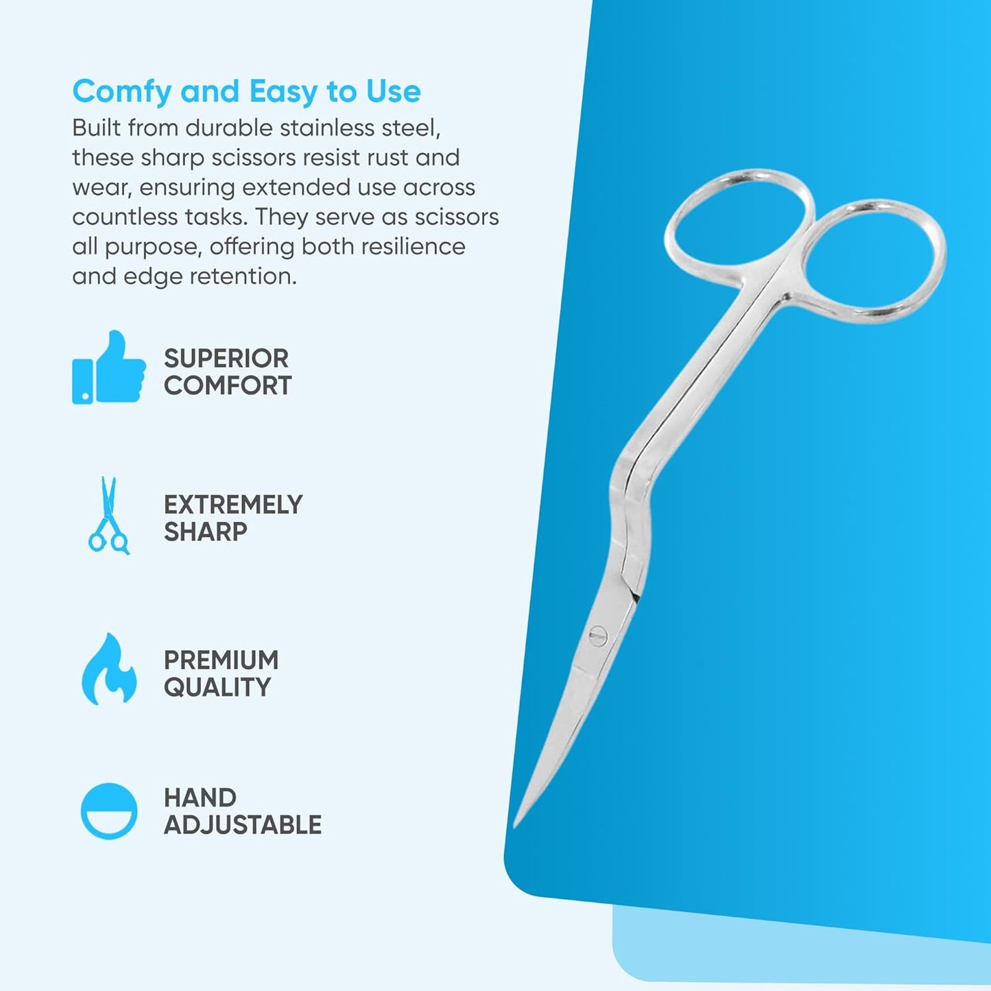 Double Curved Embroidery Scissors