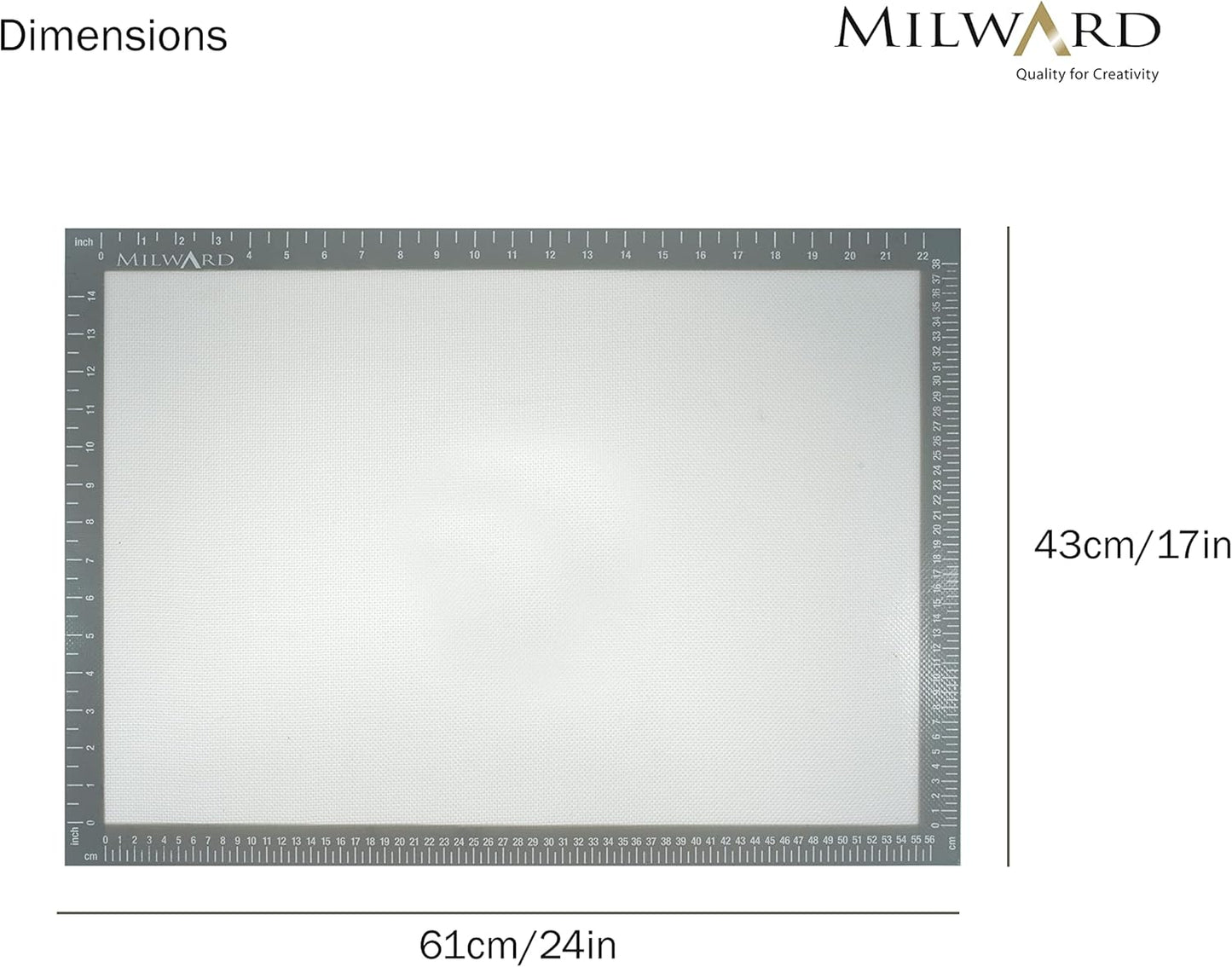 Milward Applique Fusing Mat 24 x 17” – 61 x 43cm