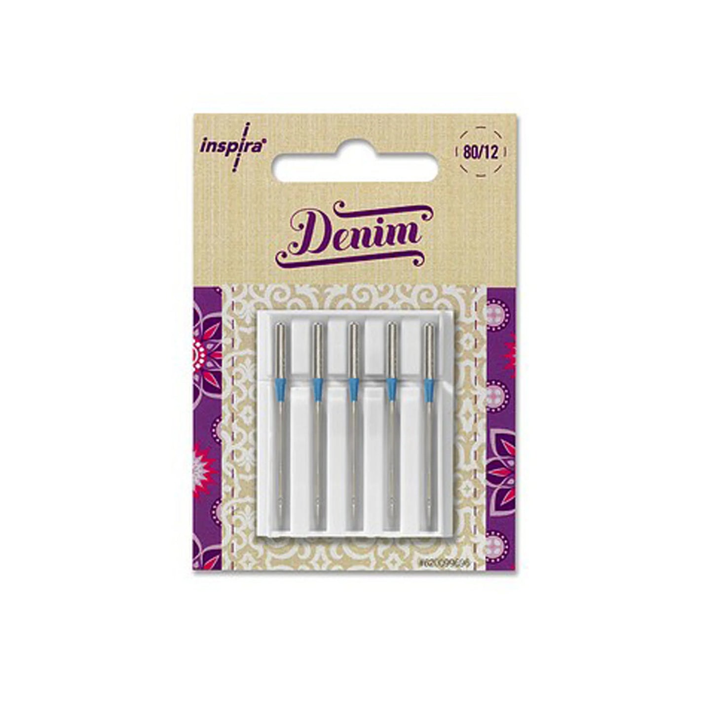Inspira Denim Needles Pack of 5 Blue