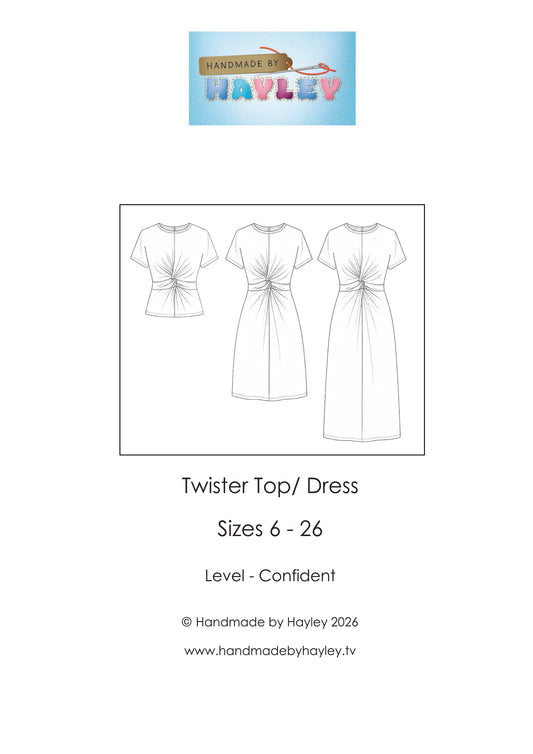 Twister Top/Dress Paper Pattern