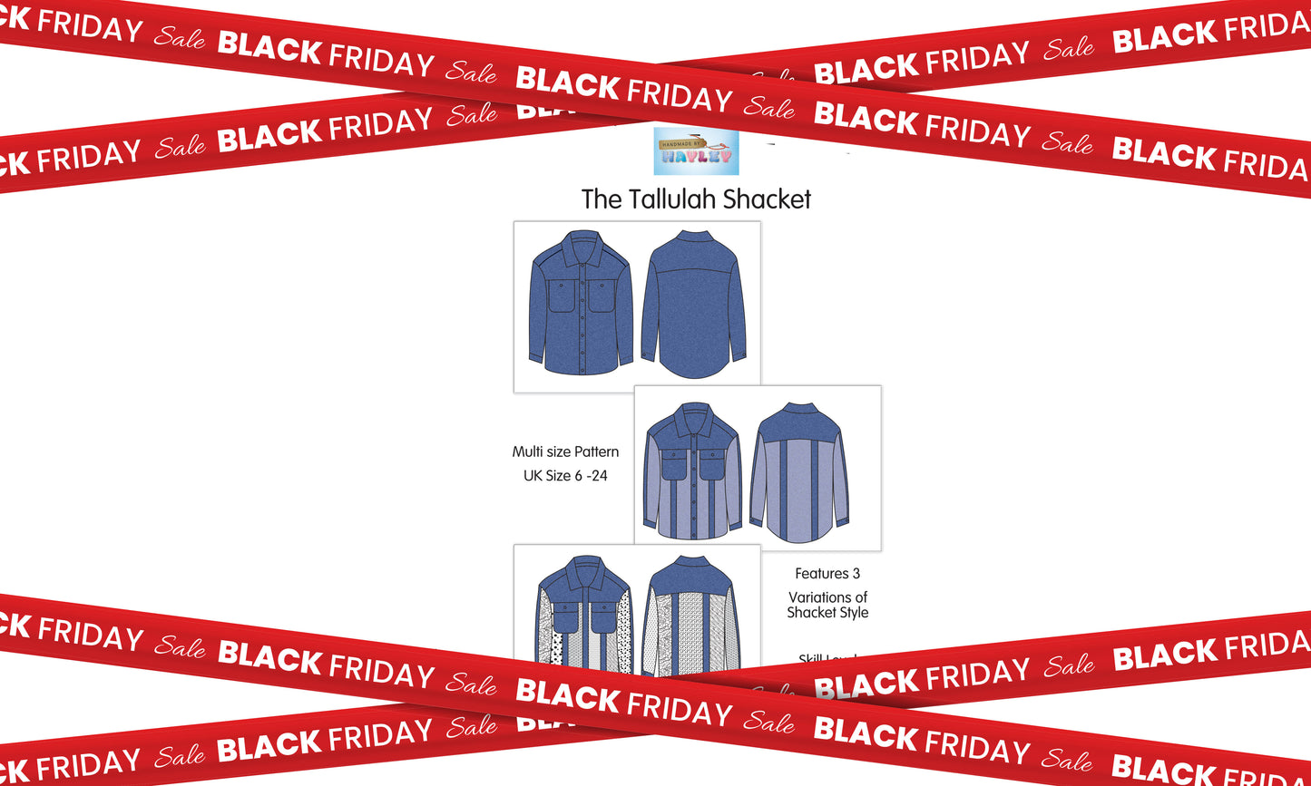 Tallulah Shacket Size XS to XXL