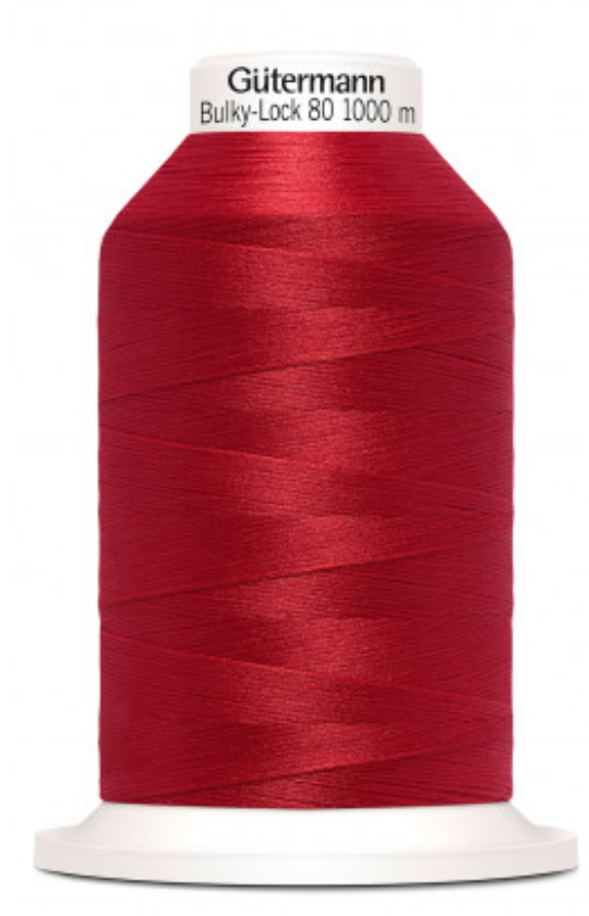 Gutermann Overlock/Coverlock Thread RED- Pack of 5 TO CLEAR