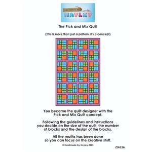 Pick and Mix Quilt Pattern - Instant Download